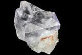 Lustrous Purple Cubic Fluorite Crystal - Morocco #80349-1